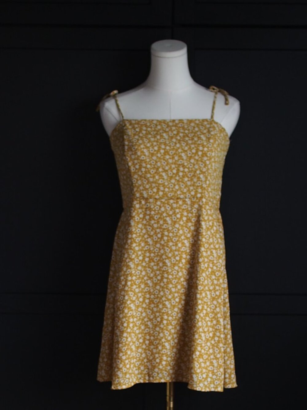 Walking on Sunshine | NWT Kids' Tie Strap Fit & Flare Dress